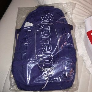 Supreme FW18 Purple Backpack